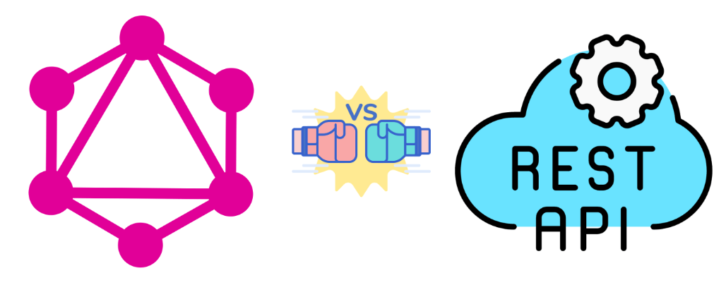 Illustrative Image to depicting Rest vs GraphQL Showdown